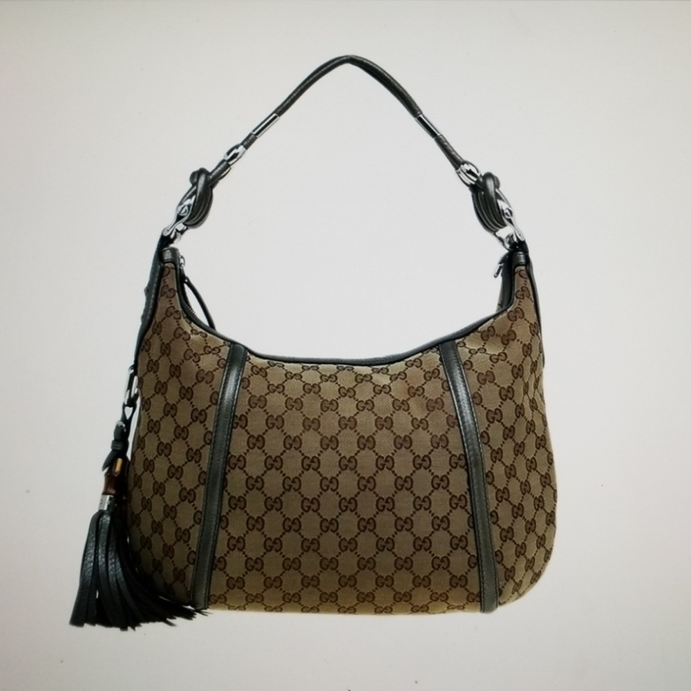 Gucci Medium Techno Horsebit Hobo Bag